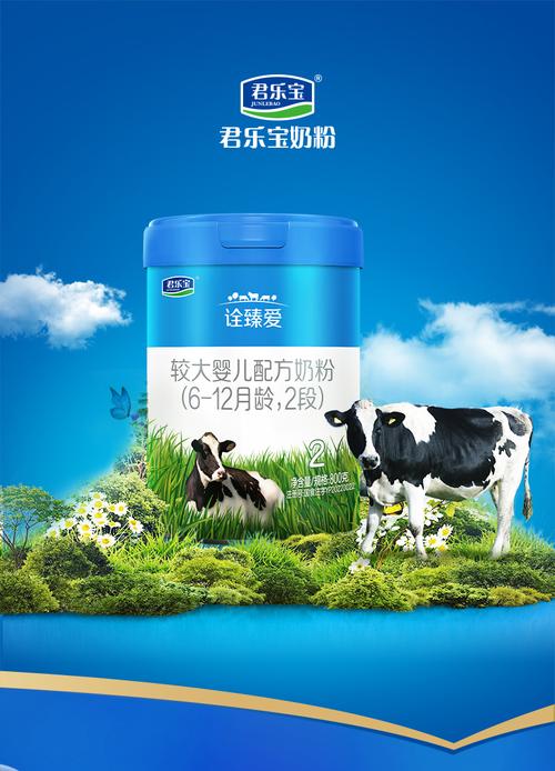 君乐宝诠臻爱较大婴儿配方奶粉2段800g 为6-12个月宝宝提供科学营养支持